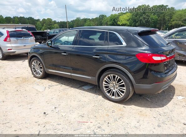 2LMPJ6LR4HBL35183 2017 LINCOLN MKX Black Հետևի ձախ