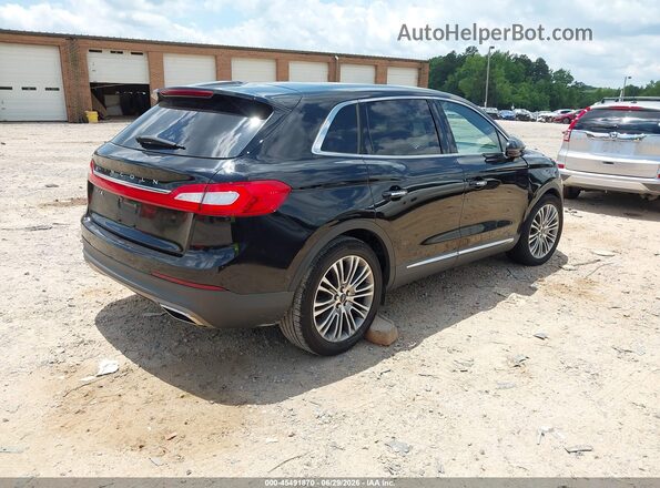 2LMPJ6LR4HBL35183 2017 LINCOLN MKX Black Հետևի աջ