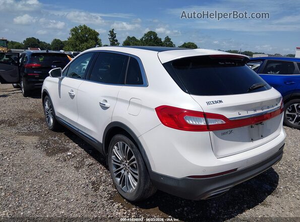 2LMPJ6LR9HBL10781 2017 LINCOLN MKX White Tył lewy