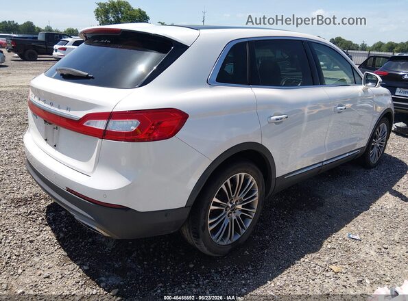 2LMPJ6LR9HBL10781 2017 LINCOLN MKX White Tył prawy