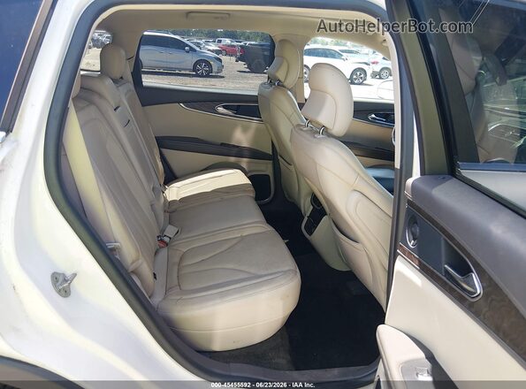 2LMPJ6LR9HBL10781 2017 LINCOLN MKX White Widok naklejki z numerem VIN