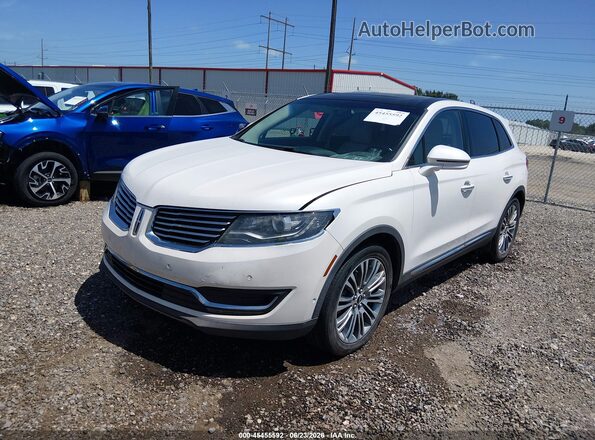 2LMPJ6LR9HBL10781 2017 LINCOLN MKX White Przód lewy