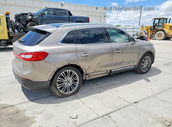 2LMPJ6LR9JBL30499 2018 LINCOLN MKX Brown Задня права чверть