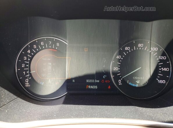 2LMPJ6LR9JBL30499 2018 LINCOLN MKX Brown Вид щитка приладів