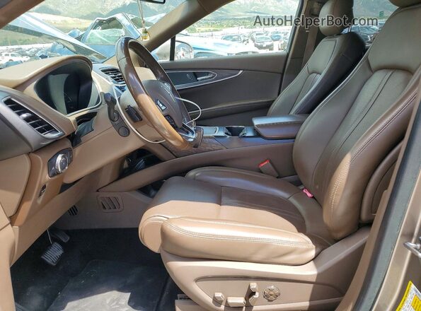 2LMPJ6LR9JBL30499 2018 LINCOLN MKX Brown Вид салону спереду