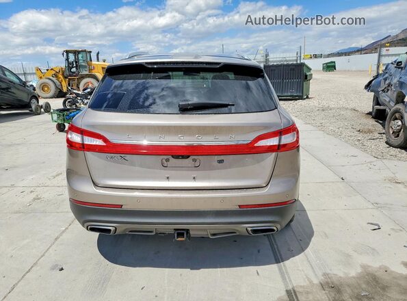 2LMPJ6LR9JBL30499 2018 LINCOLN MKX Brown Вид ззаду