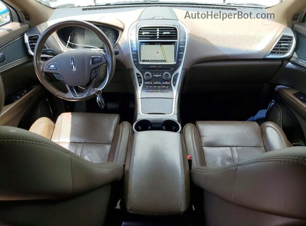 2LMPJ6LR9JBL30499 2018 LINCOLN MKX Brown Вид панелі приладів