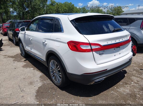 2LMPJ6LR9JBL38800 2018 LINCOLN MKX White Հետևի ձախ