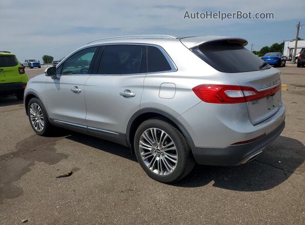 2LMPJ6LRXJBL13209 2018 LINCOLN MKX Silver უკანა მარცხენა