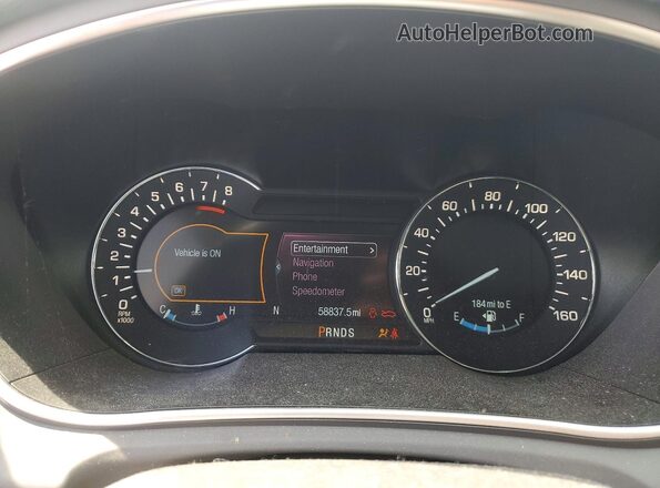 2LMPJ6LRXJBL13209 2018 LINCOLN MKX Silver ხელსაწყოთა პანელის ხედი