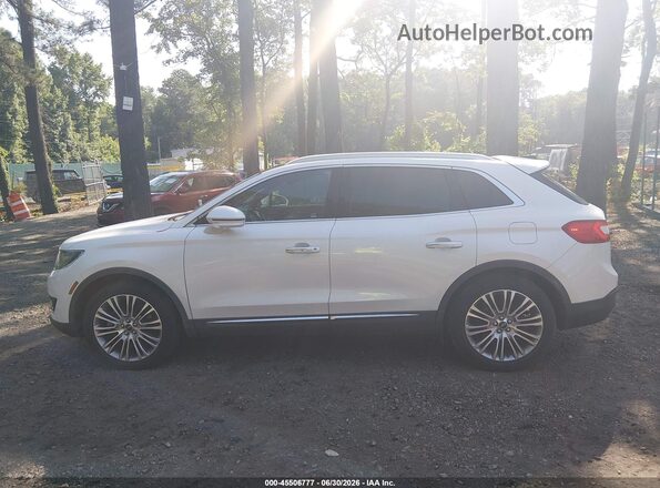 2LMPJ6LRXJBL44539 2018 LINCOLN MKX White სალონის 360-გრადუსიანი ხედი