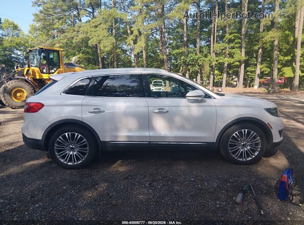 2LMPJ6LRXJBL44539 2018 LINCOLN MKX White უკანა სალონის ხედი
