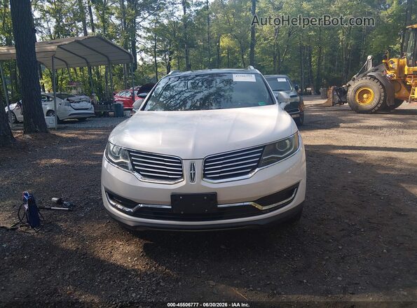 2LMPJ6LRXJBL44539 2018 LINCOLN MKX White ხელსაწყოთა პანელის ხედი