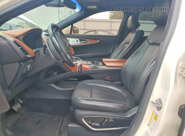 2LMPJ7JP0GBL44159 2016 LINCOLN MKX White Vista interior delantera