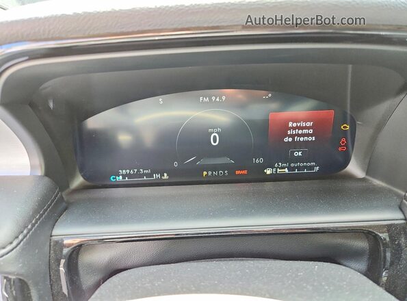 2LMPJ8J9XPBL21589 2023 LINCOLN NAUTILUS Black Սարքավորումների վահանակի տեսք