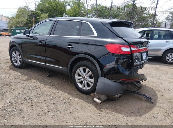 2LMPJ8JR7HBL29361 2017 LINCOLN MKX Black უკანა მარცხენა