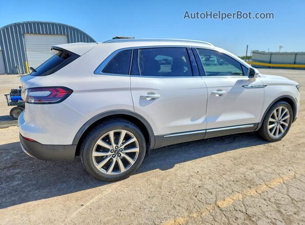 2LMPJ8K90KBL39669 2019 LINCOLN NAUTILUS Белый Задняя правая четверть
