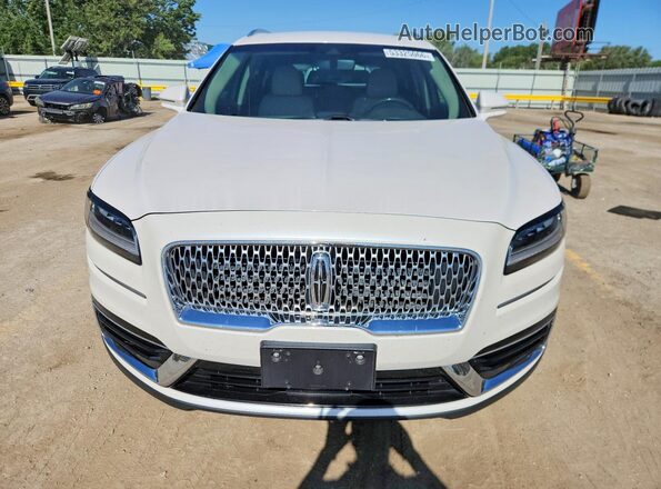 2LMPJ8K90KBL39669 2019 LINCOLN NAUTILUS Белый Вид спереди