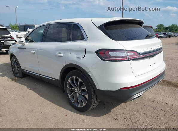 2LMPJ8K90PBL24841 2023 LINCOLN NAUTILUS Белый Задняя левая четверть