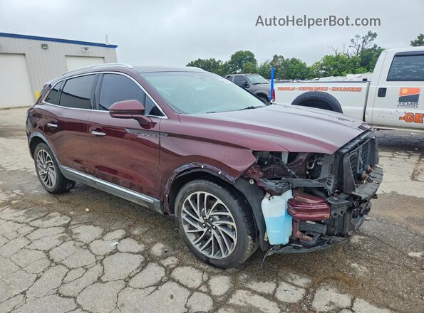 2LMPJ8K93LBL12175 2020 LINCOLN NAUTILUS Burgundy Front right