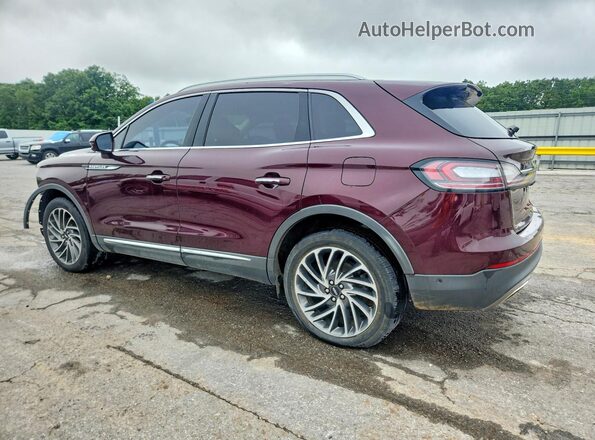 2LMPJ8K93LBL12175 2020 LINCOLN NAUTILUS Burgundy Rear left