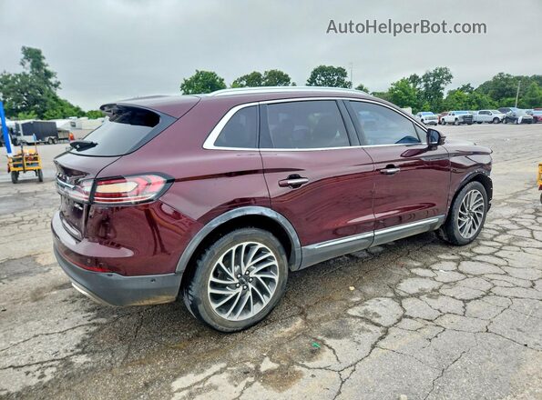 2LMPJ8K93LBL12175 2020 LINCOLN NAUTILUS Burgundy Rear right