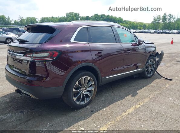 2LMPJ8K95PBL14984 2023 LINCOLN NAUTILUS Burgundy Հետևի աջ