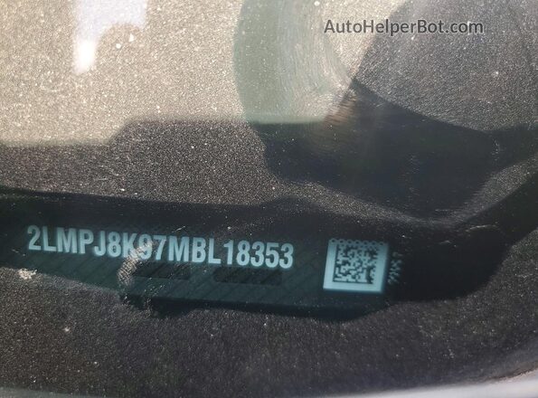2LMPJ8K97MBL18353 2021 LINCOLN NAUTILUS Blue VIN կոդի պիտակի տեսք
