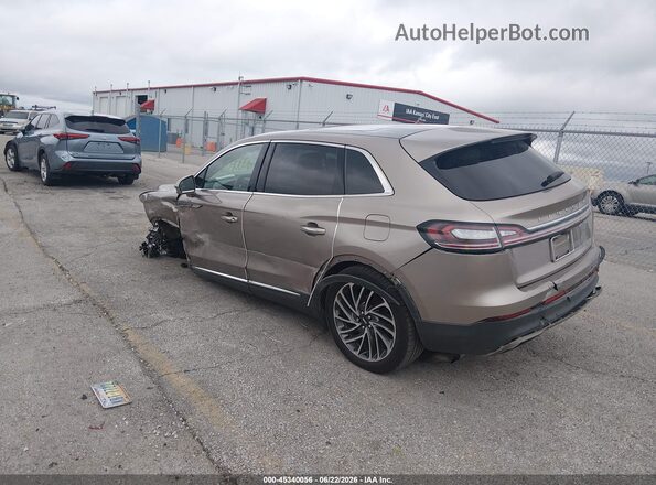 2LMPJ8K98LBL23284 2020 LINCOLN NAUTILUS Tan Rear left