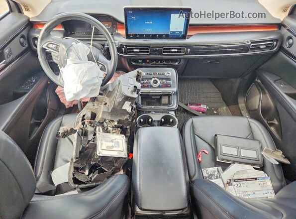 2LMPJ8K98MBL12500 2021 LINCOLN NAUTILUS White Առջևի վահանակի տեսք
