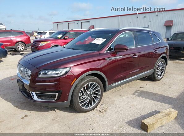 2LMPJ8KP0LBL03092 2020 LINCOLN NAUTILUS Red Front left