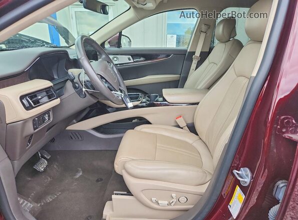 2LMPJ8KP0PBL07729 2023 LINCOLN NAUTILUS Burgundy წინა სალონის ხედი