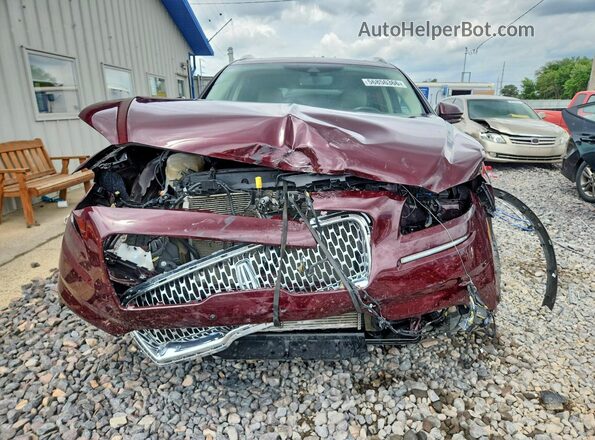 2LMPJ8KP0PBL07729 2023 LINCOLN NAUTILUS Burgundy წინა ხედი