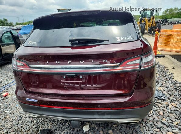 2LMPJ8KP0PBL07729 2023 LINCOLN NAUTILUS Burgundy უკანა ხედი