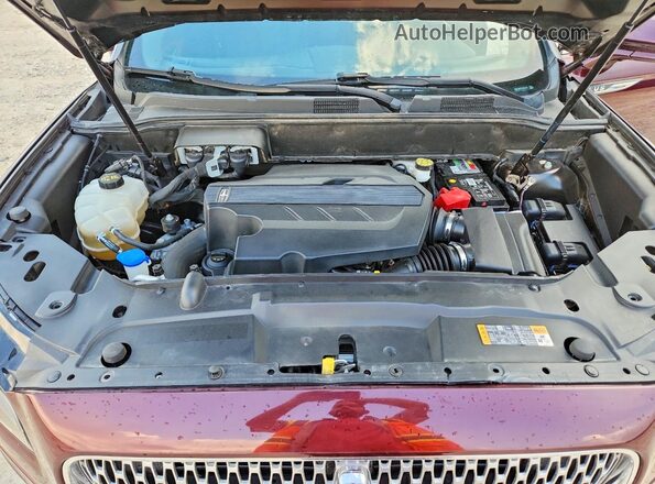 2LMPJ8KP4LBL04343 2020 LINCOLN NAUTILUS Purple ძრავის განყოფილების ხედი
