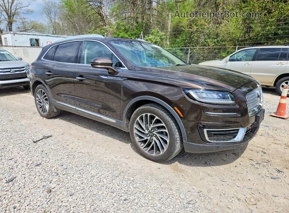 2LMPJ8KP8LBL15491 2020 LINCOLN NAUTILUS Brown Առջևի աջ