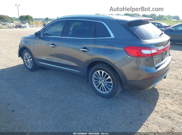 2LMPJ8KR0HBL17941 2017 LINCOLN MKX Gray Tył lewy