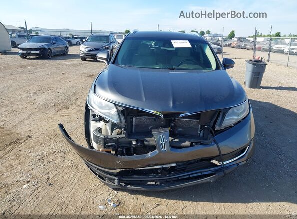 2LMPJ8KR0HBL17941 2017 LINCOLN MKX Gray Widok wnętrza z tyłu