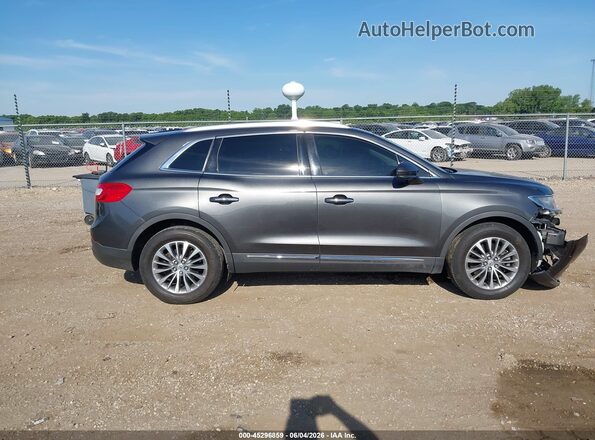 2LMPJ8KR0HBL17941 2017 LINCOLN MKX Gray Widok wnętrza 360 stopni