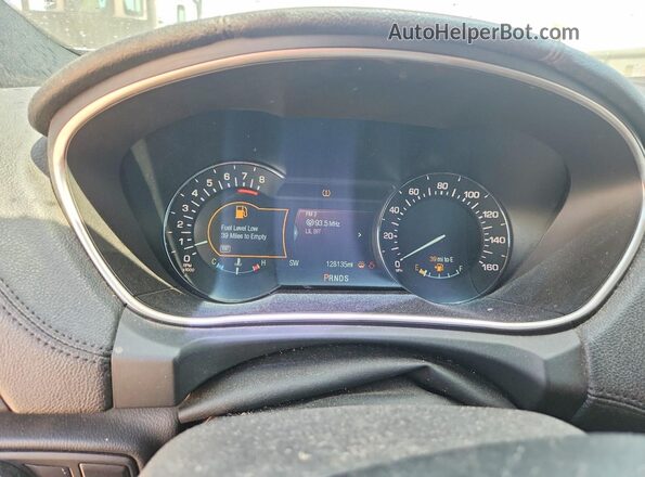 2LMPJ8KR1HBL22257 2017 LINCOLN MKX Black Вид щитка приладів