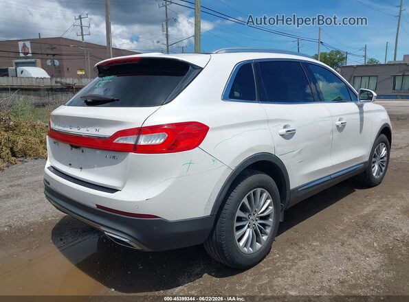 2LMPJ8KR4JBL49717 2018 LINCOLN MKX White უკანა მარჯვენა