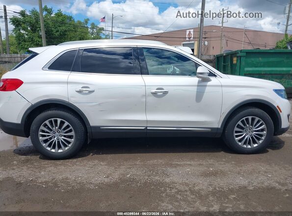 2LMPJ8KR4JBL49717 2018 LINCOLN MKX White უკანა სალონის ხედი