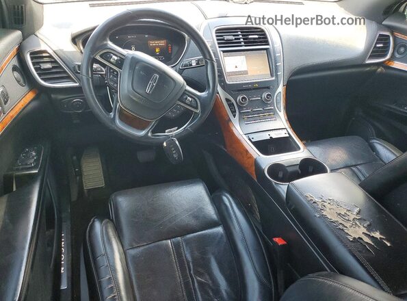 2LMPJ8L92KBL61381 2019 LINCOLN NAUTILUS White Առջևի վահանակի տեսք