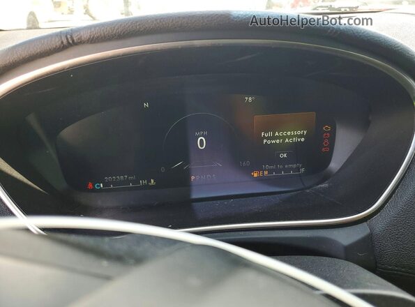 2LMPJ8L92KBL61381 2019 LINCOLN NAUTILUS White Սարքավորումների վահանակի տեսք