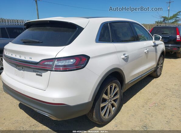 2LMPJ8L99KBL58123 2019 LINCOLN NAUTILUS White Հետևի աջ