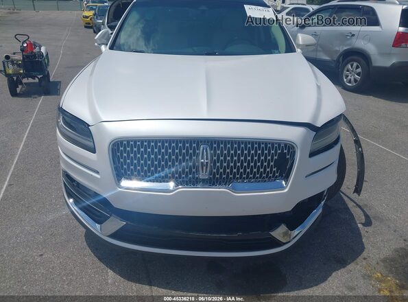 2LMPJ8L9XKBL58633 2019 LINCOLN NAUTILUS White Vista frontal