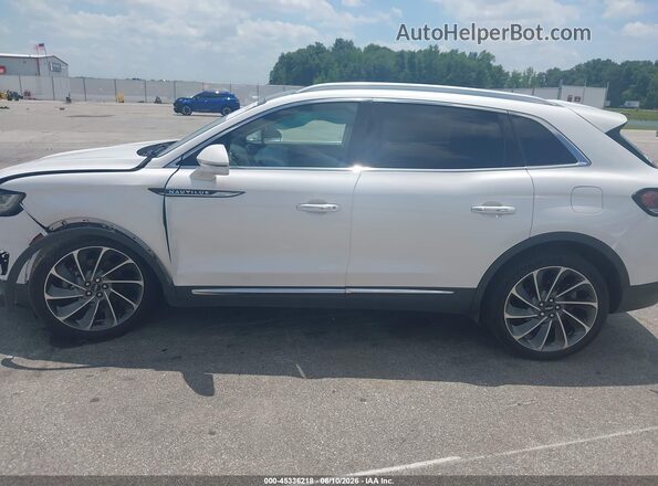 2LMPJ8L9XKBL58633 2019 LINCOLN NAUTILUS White Vista interior de 360 grados