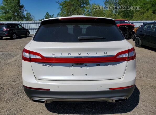 2LMPJ8LP1HBL35829 2017 LINCOLN MKX White Rear view