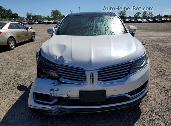 2LMPJ8LP1HBL35829 2017 LINCOLN MKX White Front view