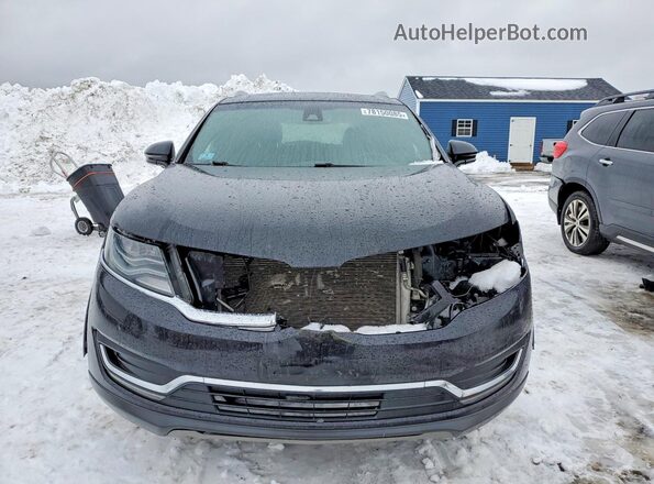 2LMPJ8LP1HBL37001 2017 LINCOLN MKX Black Widok z przodu